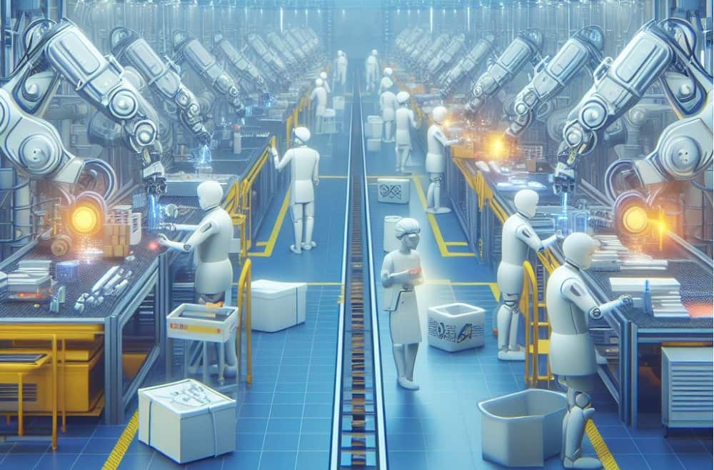 Wykorzystanie Robotów w Produkcji: Korzyści i Wyzwania